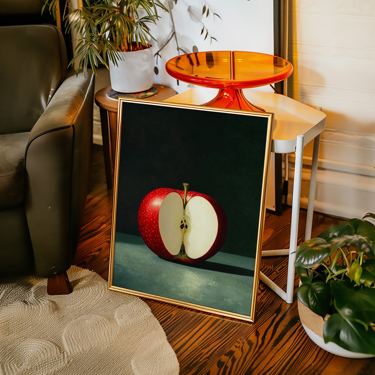 The Apple Divided in Stillness