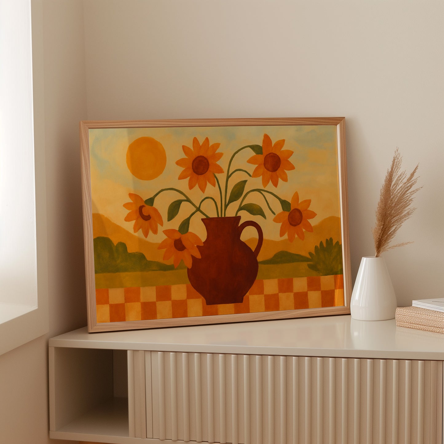 Sunflowers on a Golden Afternoon