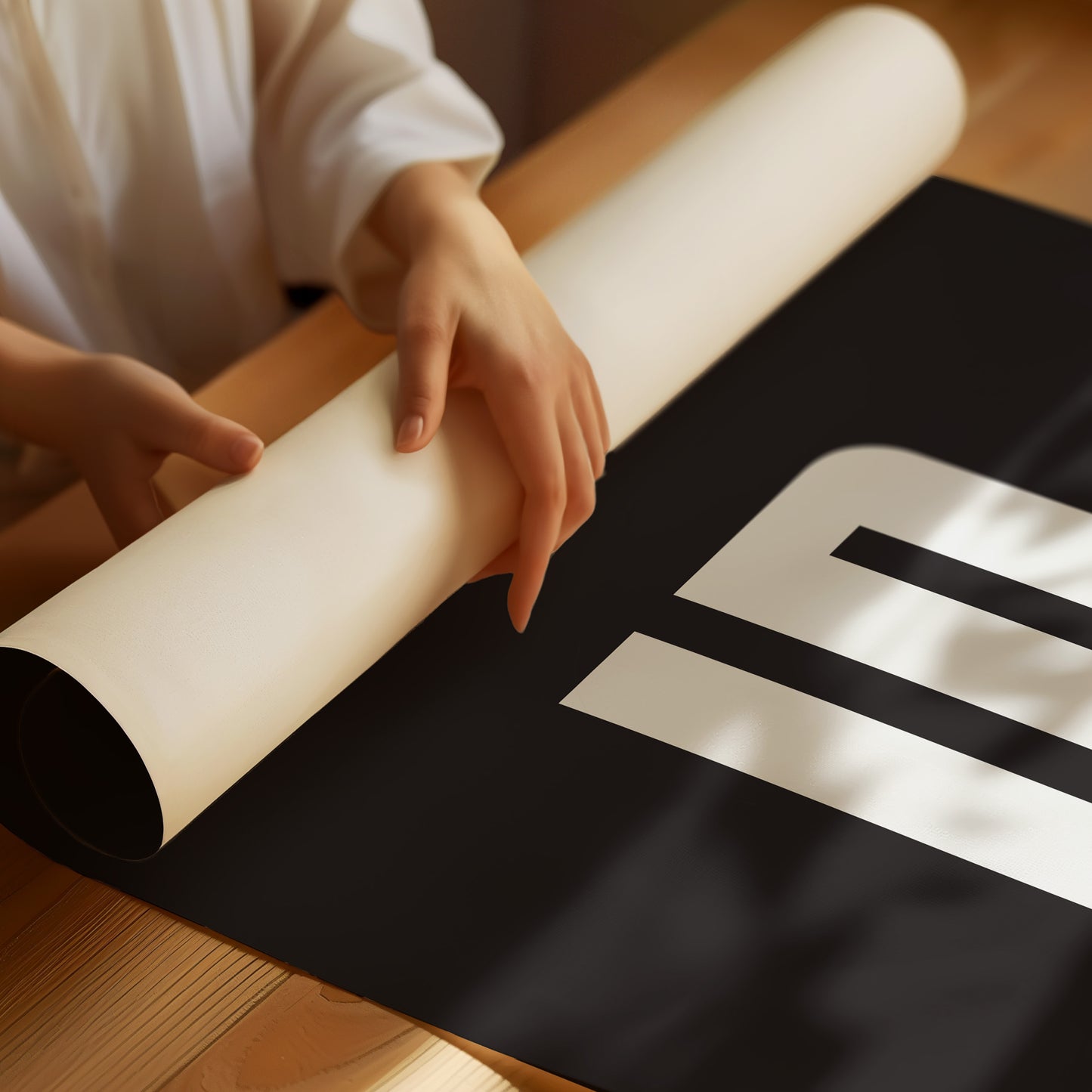 White Letters Map Idaho's Heart