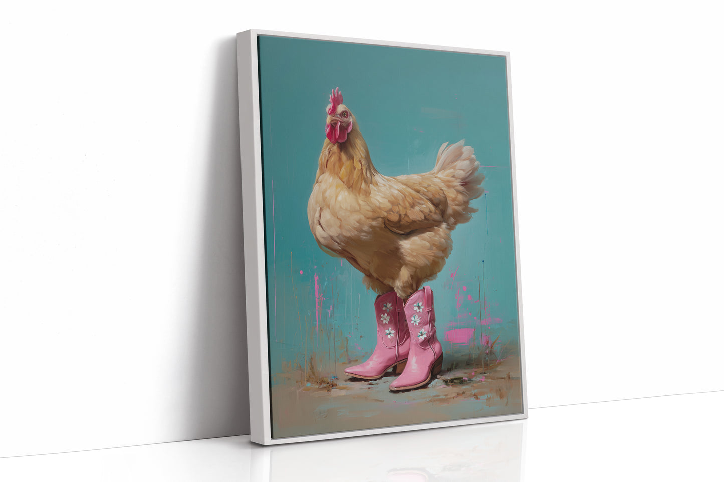 Barnyard Diva Borrows Pink Boots