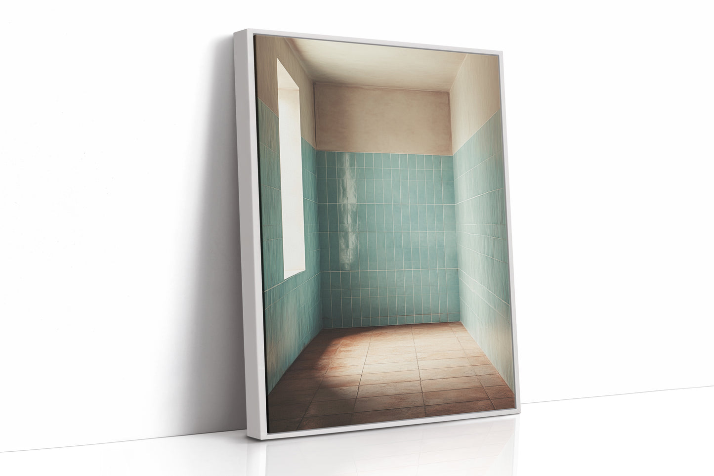 Morning Light Meets Mint Tiles