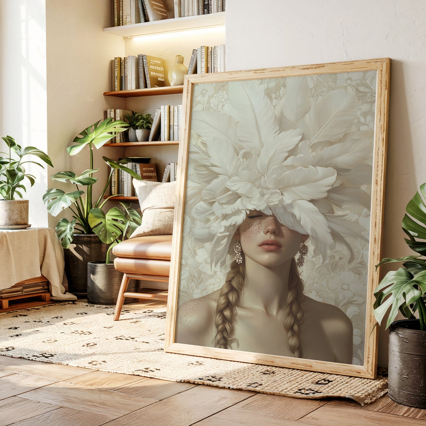 Whispers of Ivory Feathers