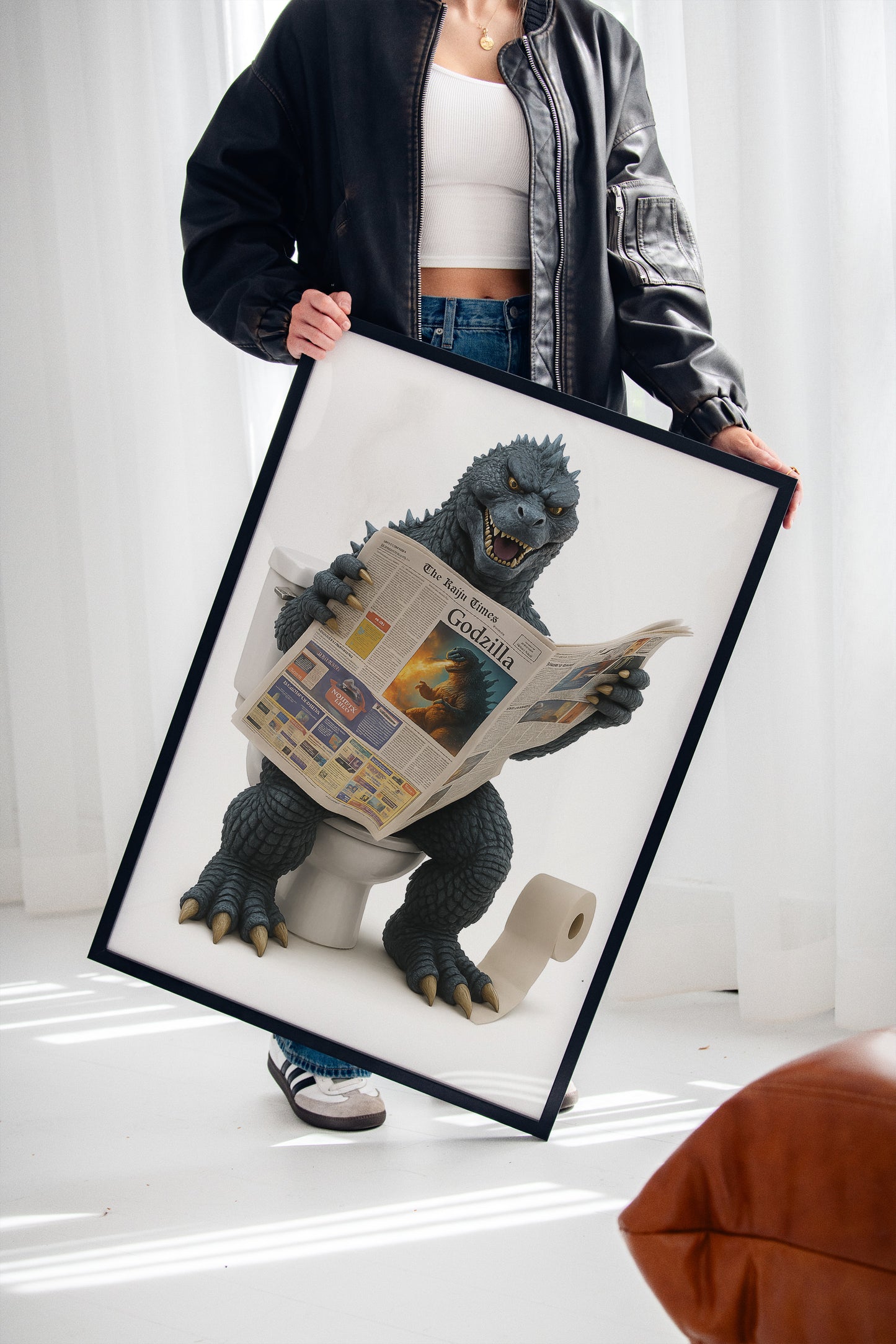 Godzilla on the Throne