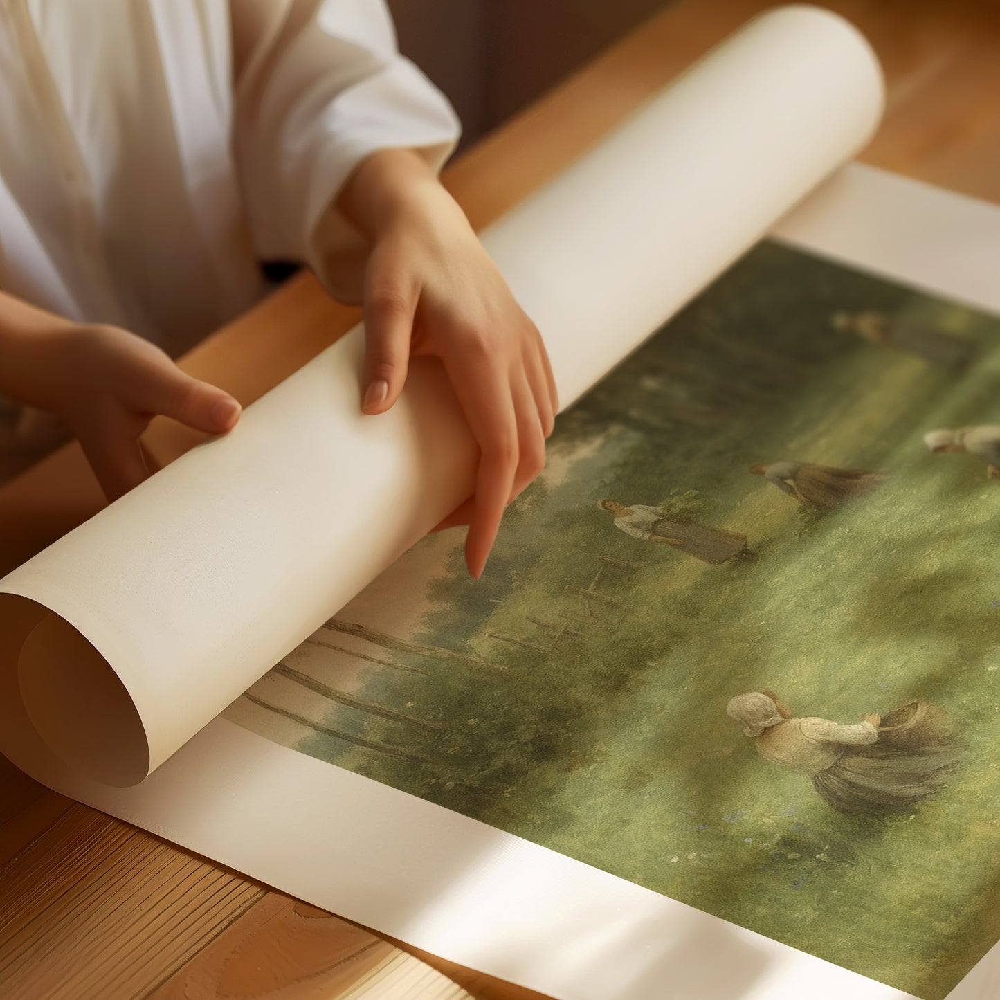 The Life John 14 Pastoral Scripture Print