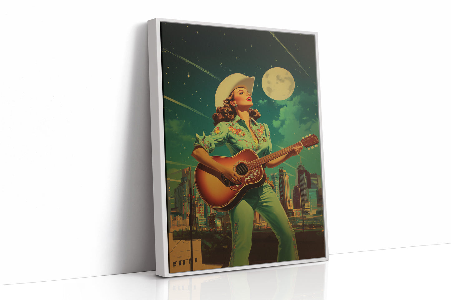 Moonlit Melodies Paint Nashville Green