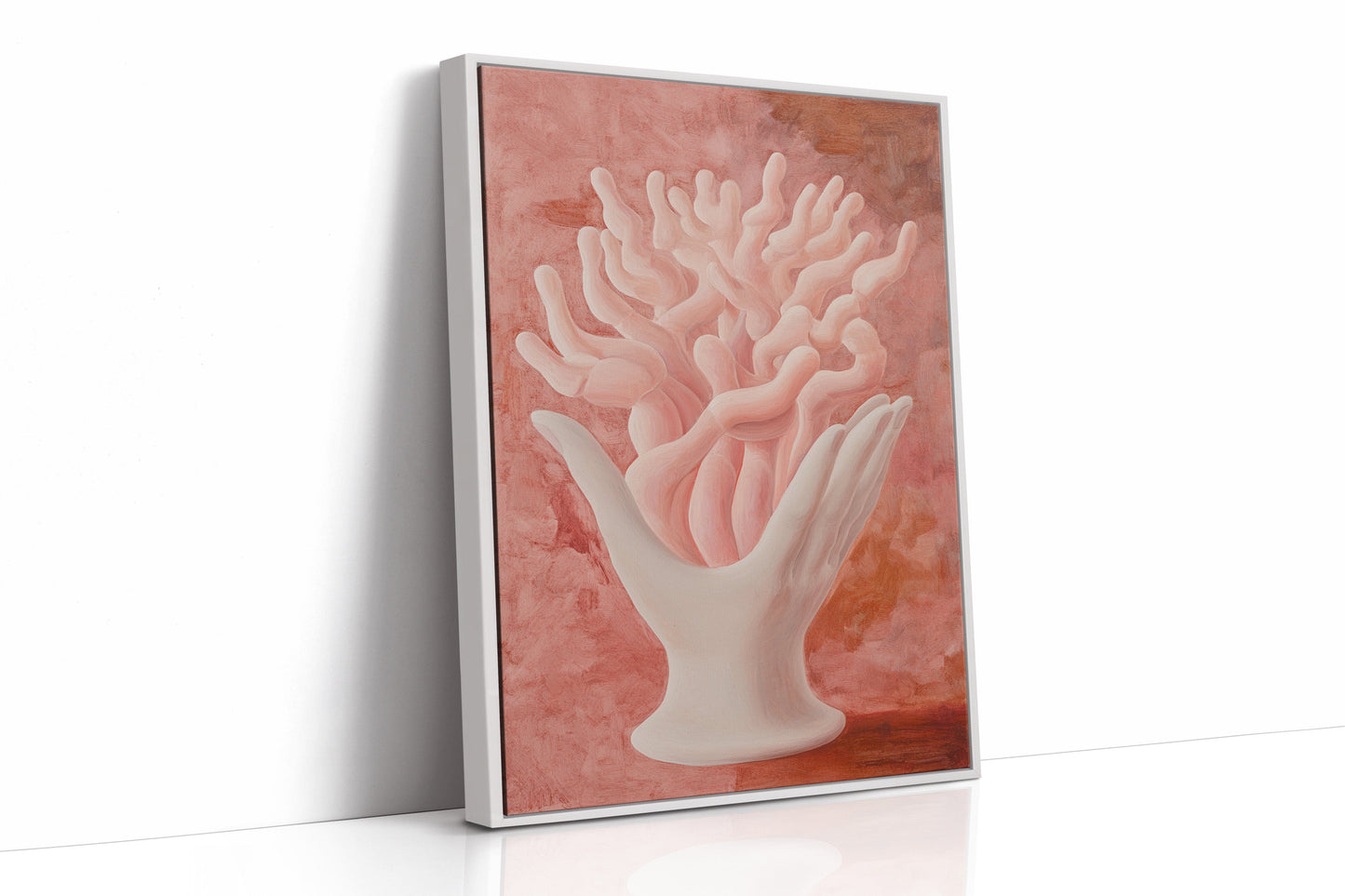 Coral Dreams In Porcelain Light