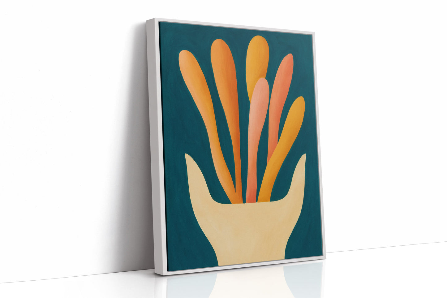 Sunlit Fingers Reach For Sky