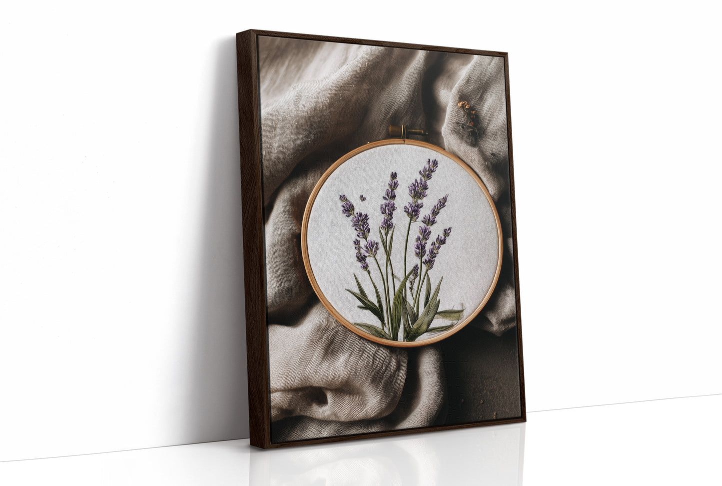 Lavender Stitched on Quiet Cloth