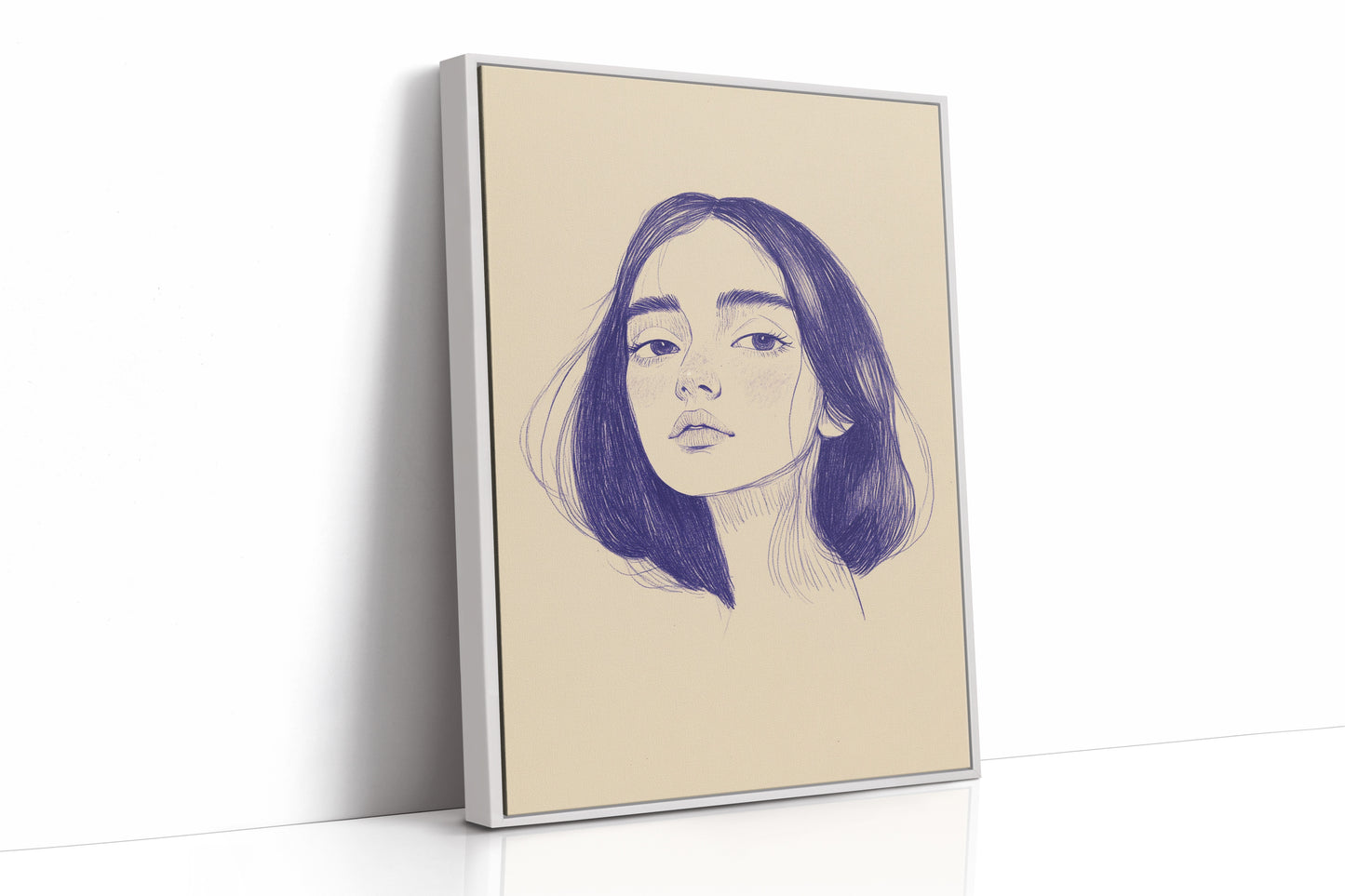 Indigo Lines Tell Silent Stories