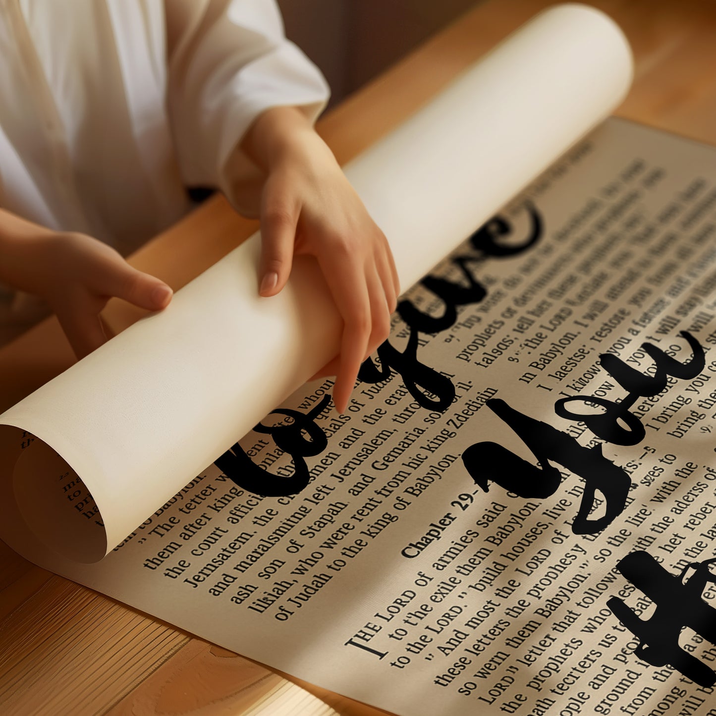 Hope and a Future Scripture Overlay Print