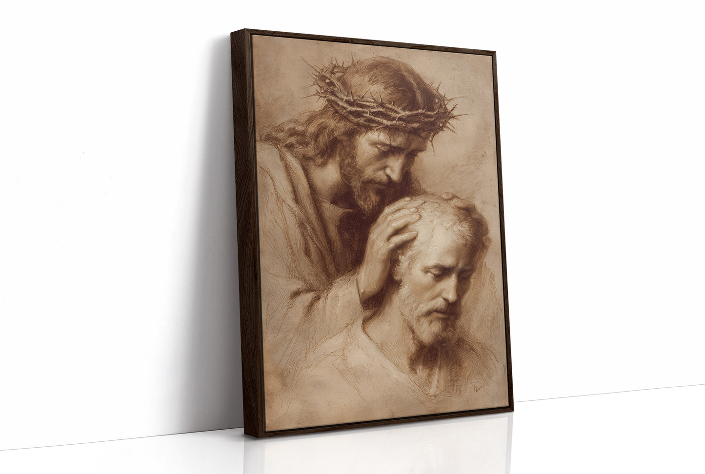 A Hand Upon the Bowed Head