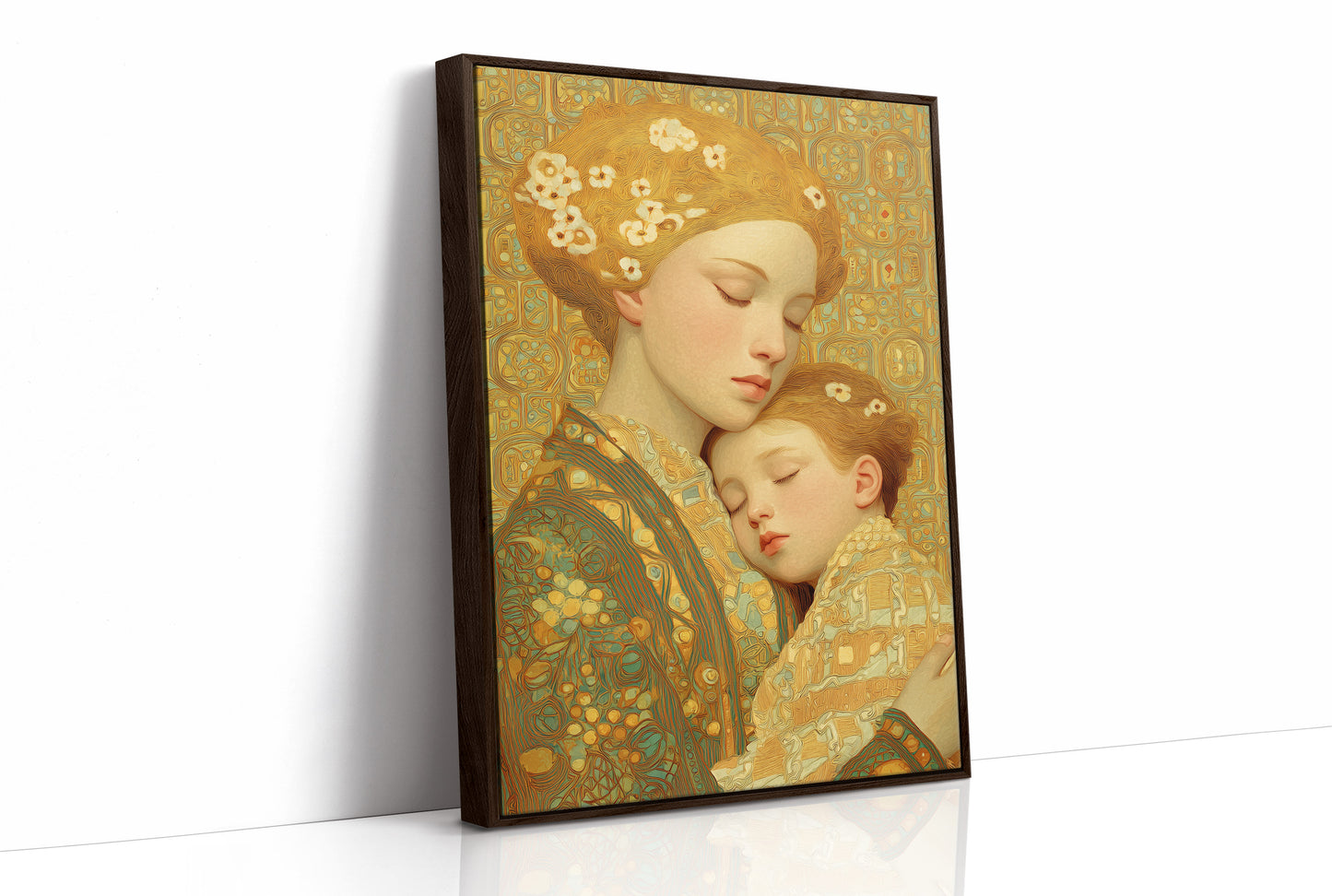 Gold and Quiet, She Holds Her