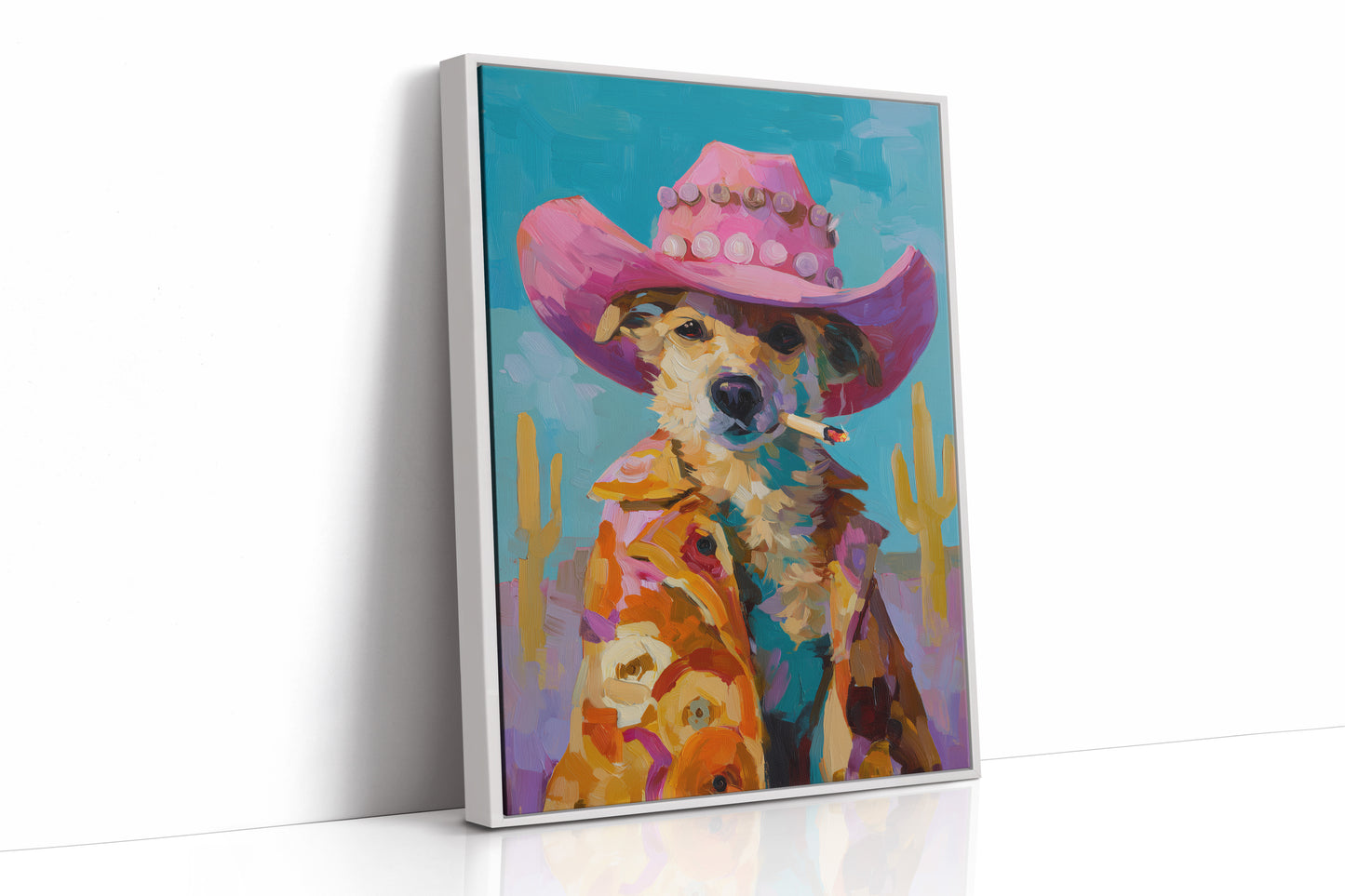 Desert Diva Wears Pink Stetson