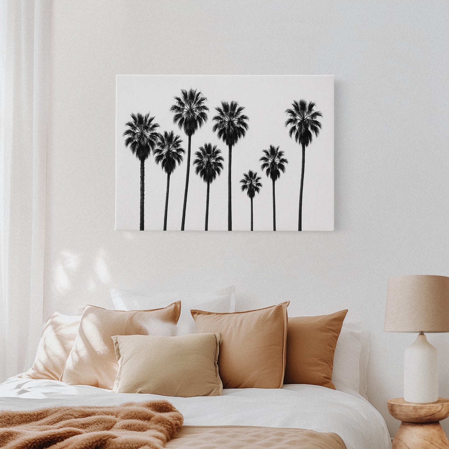 Seven Palms in Perfect Rhythm