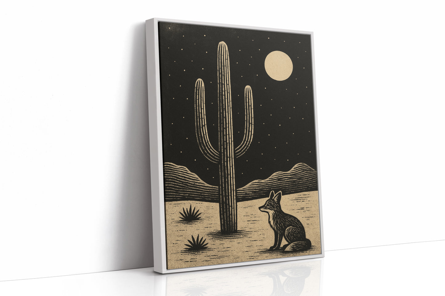 Fox and the Saguaro