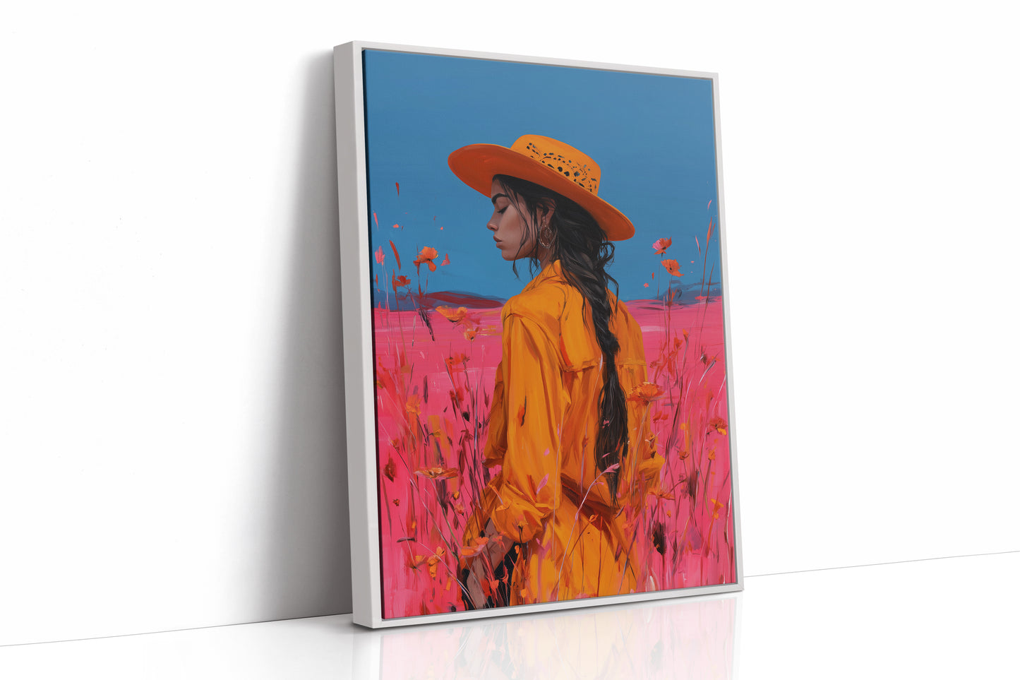 Poppies Dance Through Marigold Fields