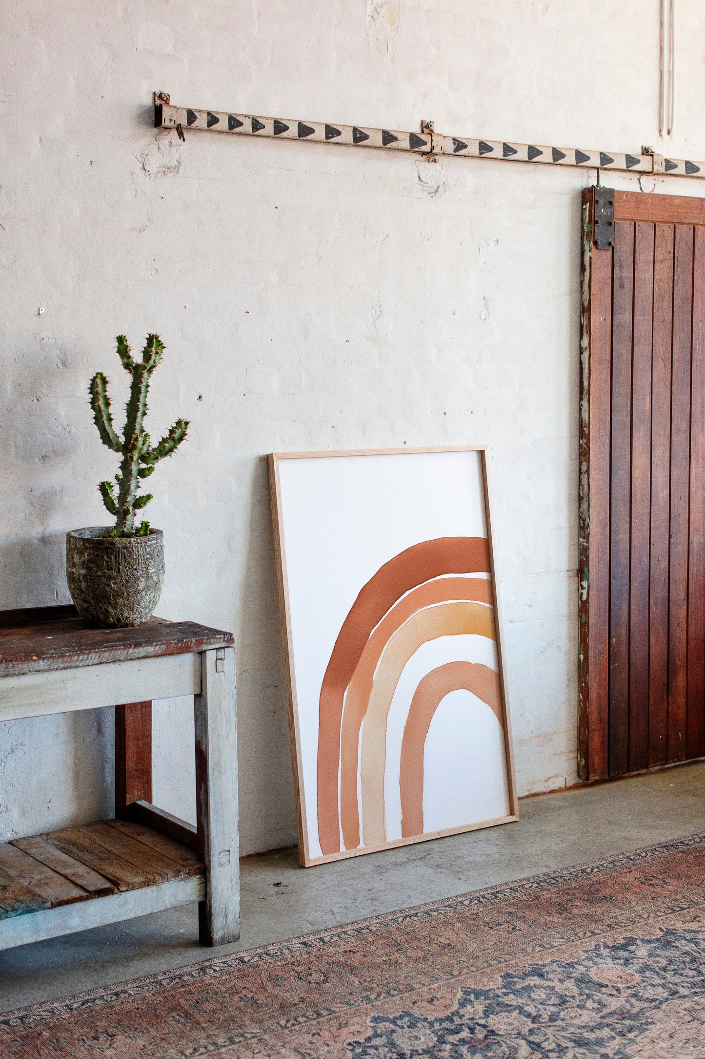 Terracotta Boho Rainbow Arch