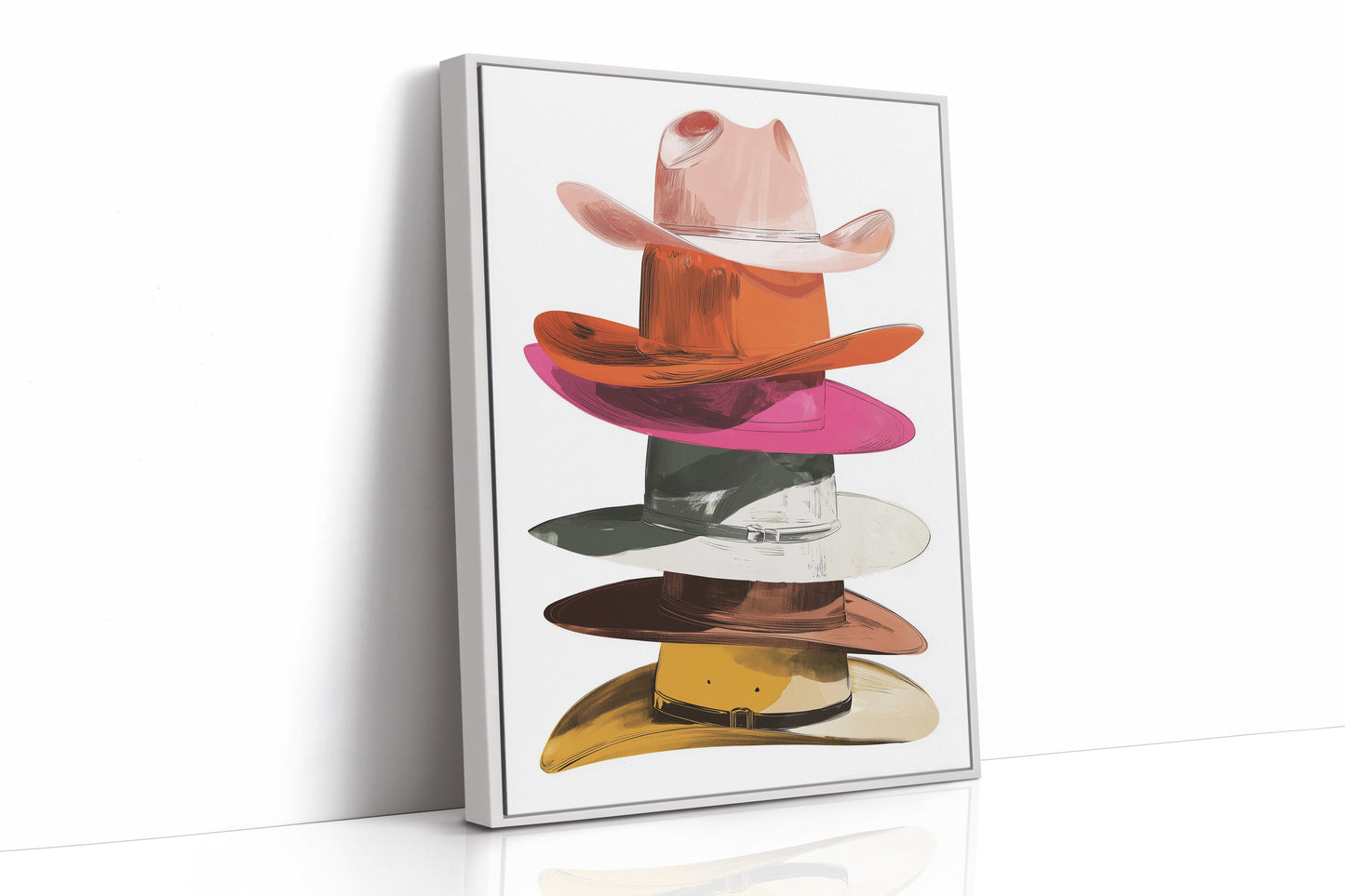 Stacked Stetsons Paint Western Stories