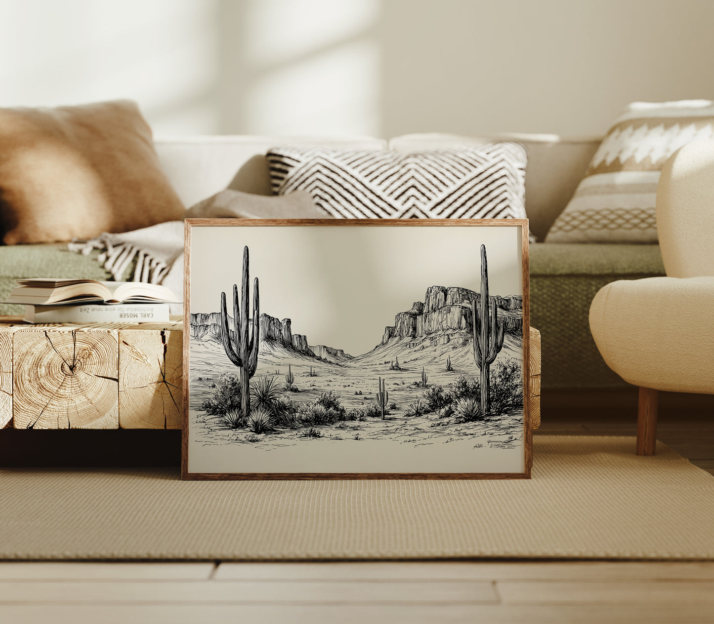 Saguaros Stand Like Ancient Sentinels