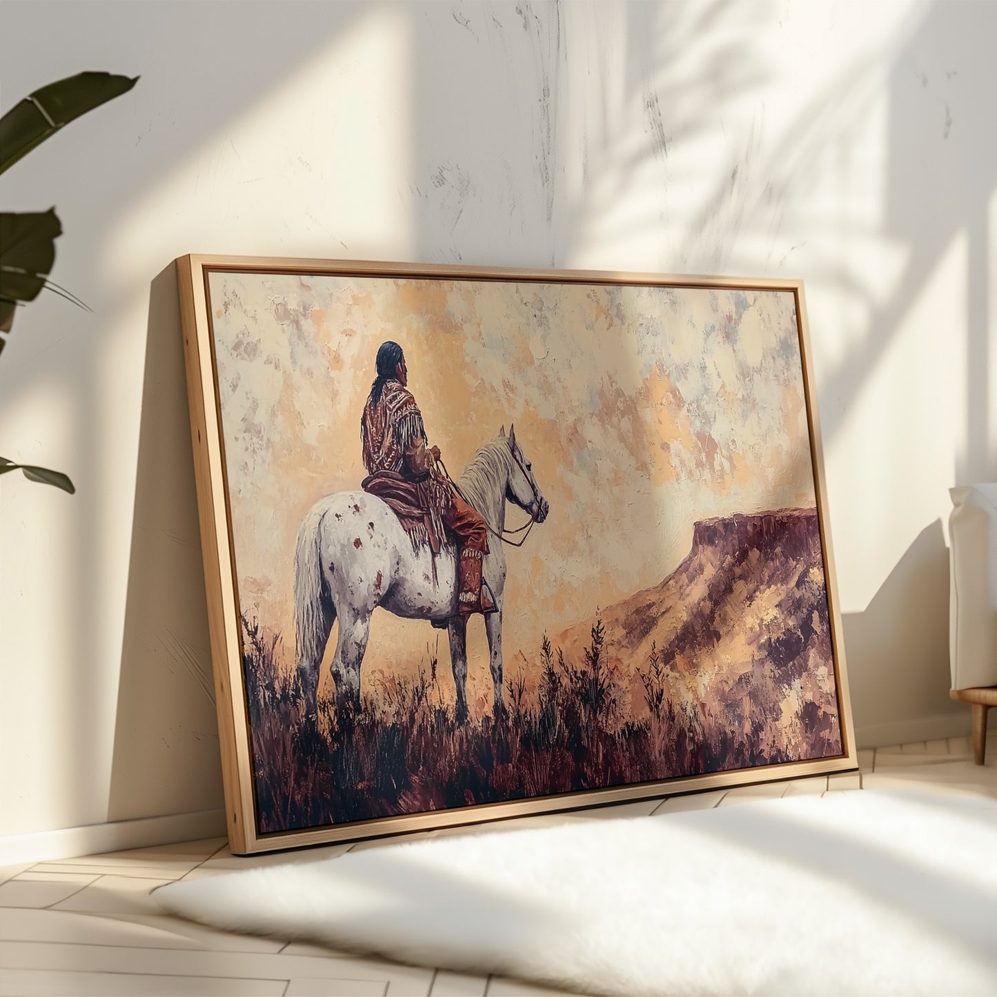 Twilight Scout Above Painted Mesa