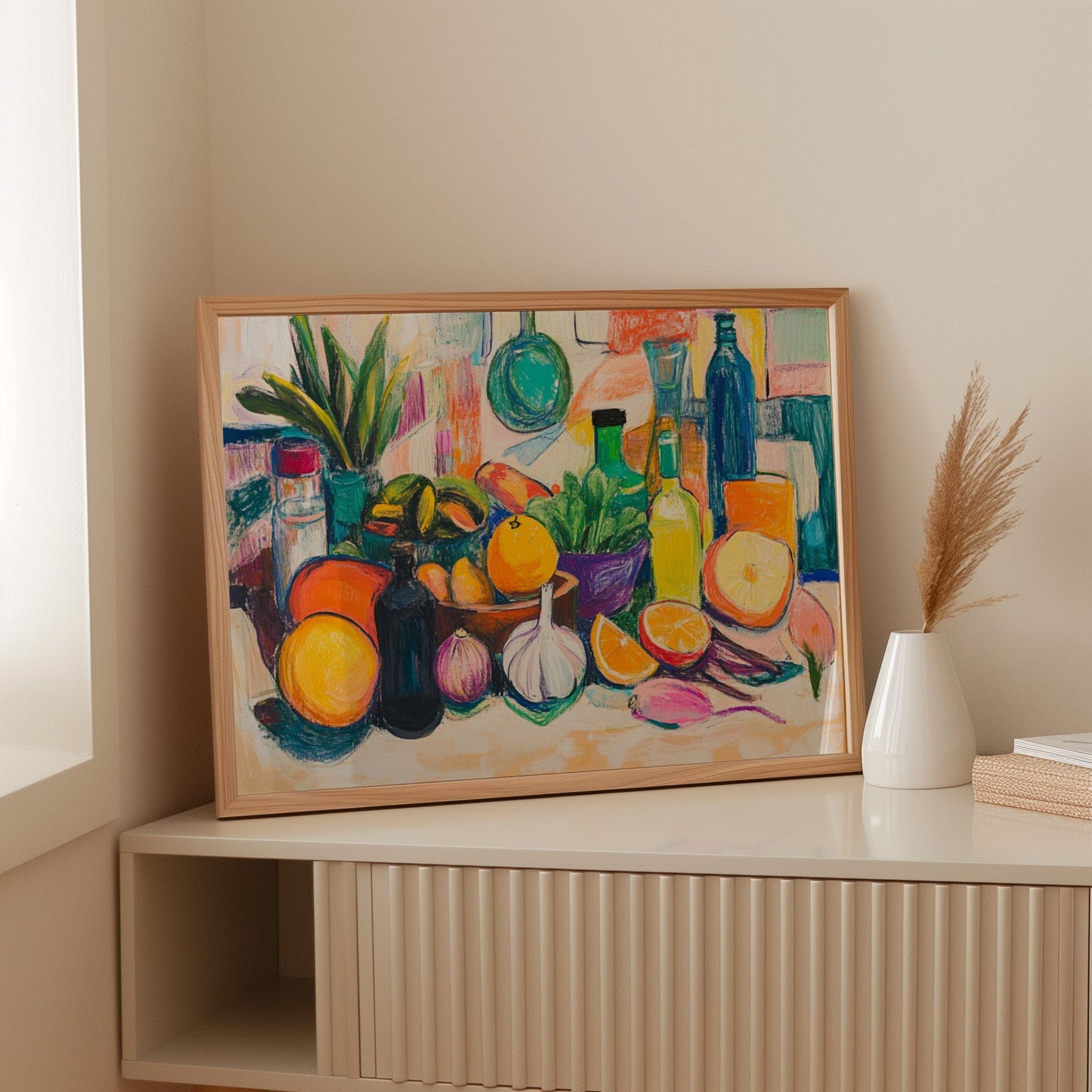 Citrus Dreams In Glass And Green