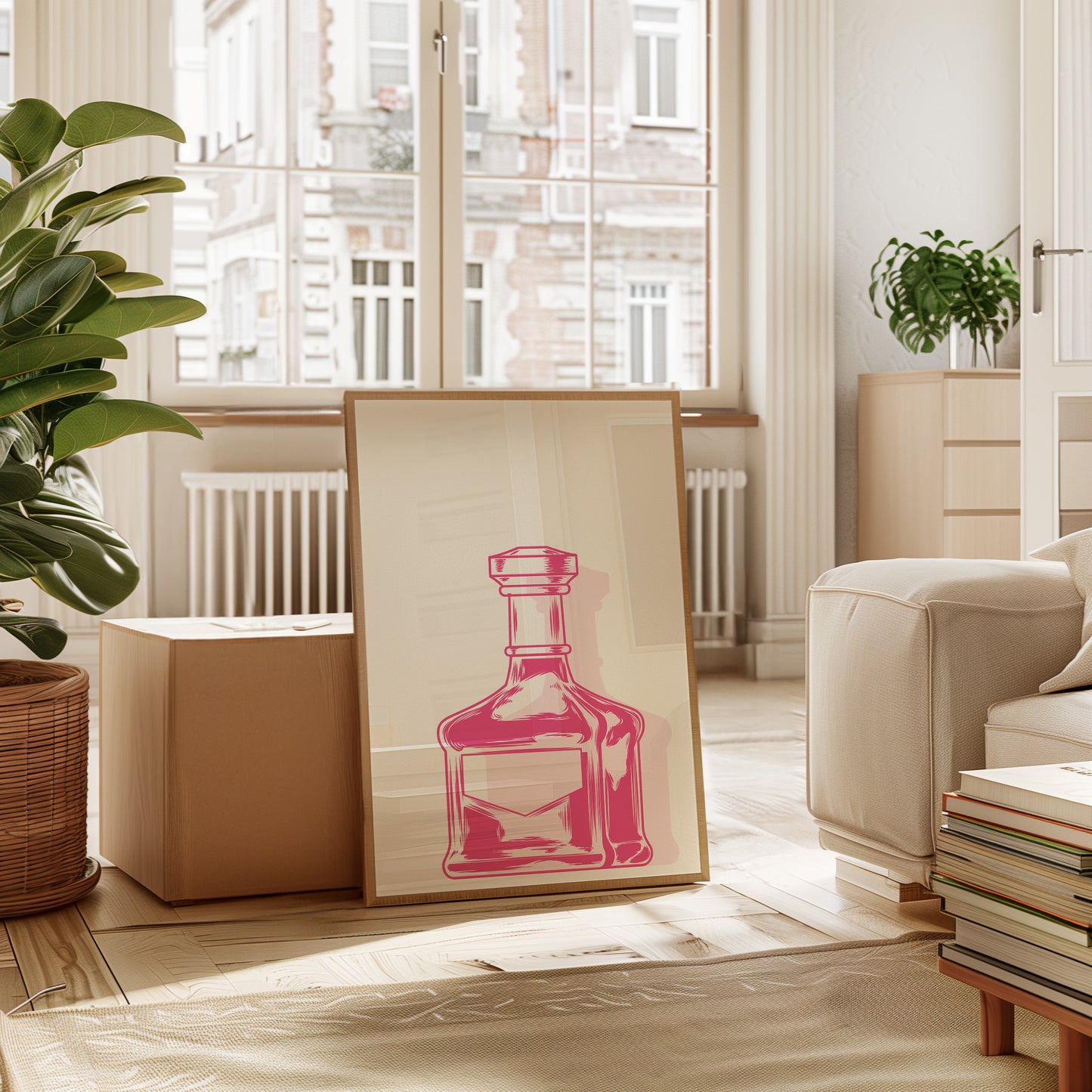 Pink Crystal Holds Midnight Stories