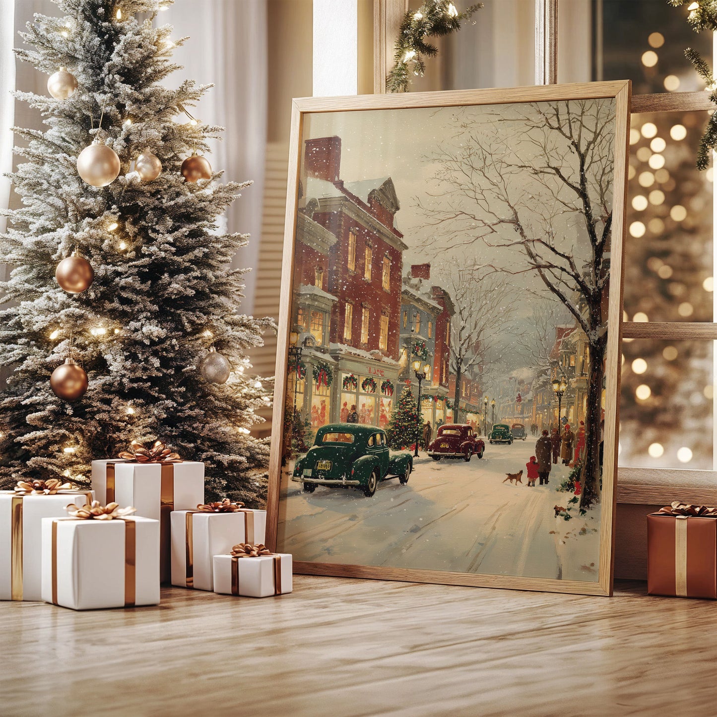 December Streets Remember Simpler Days