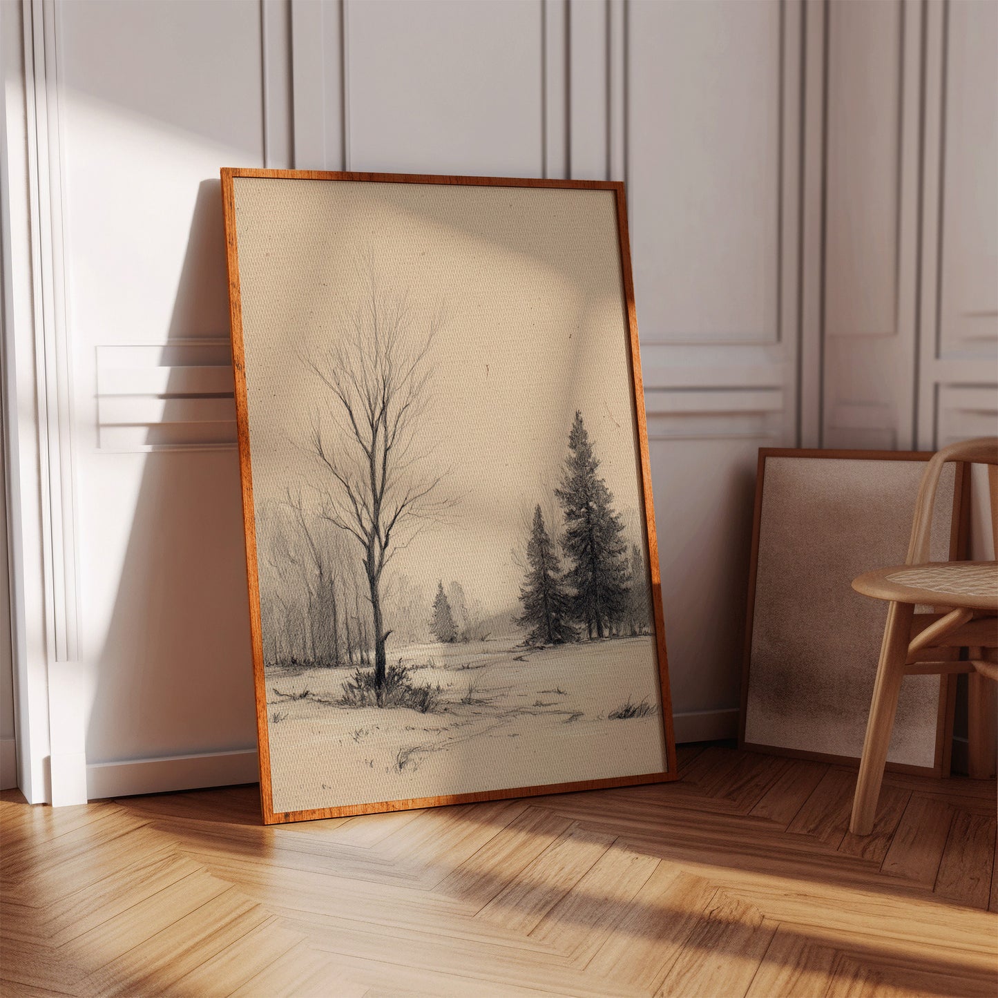 When Silence Paints the Frost