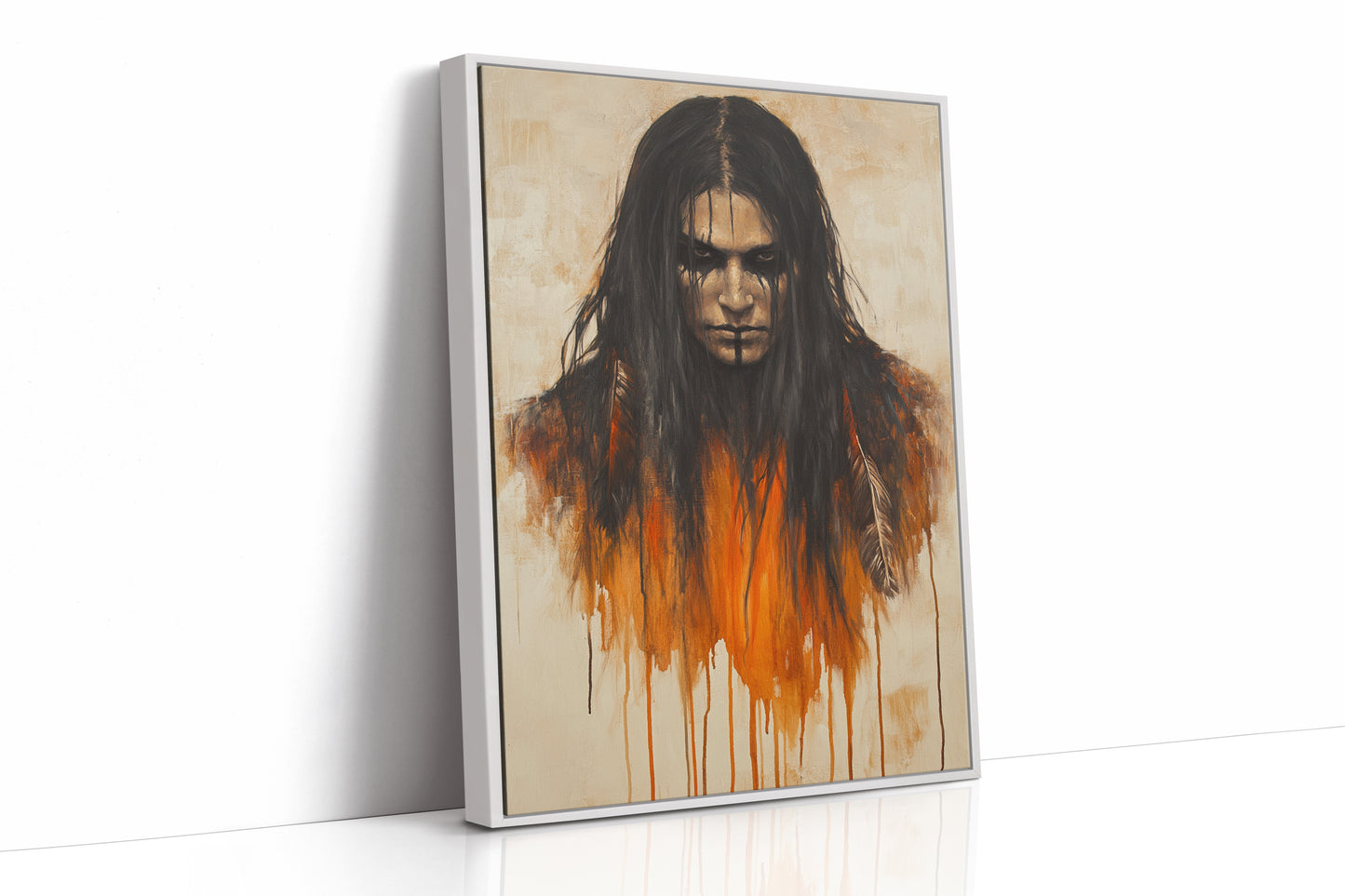 Ember Stare Warrior Portrait