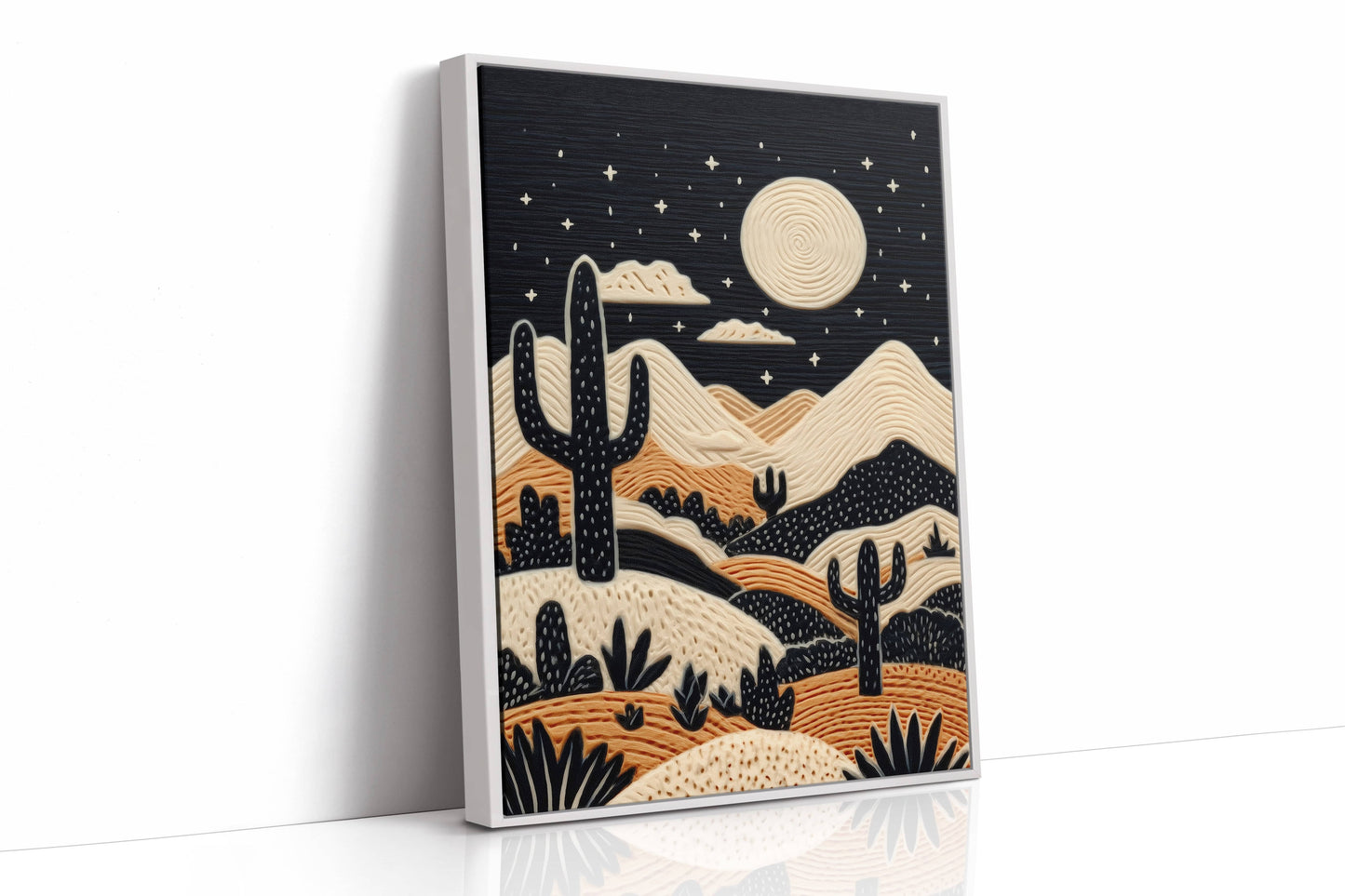 Desert Moonlight Paints Ancient Stories