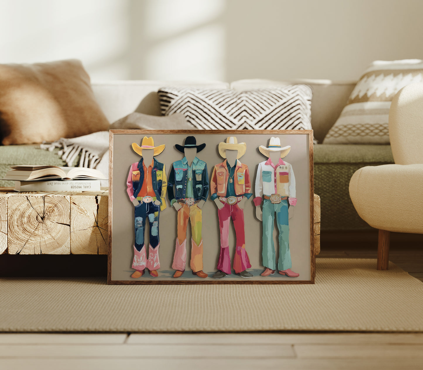 Rhinestone Cowboys Paint Pastel Days