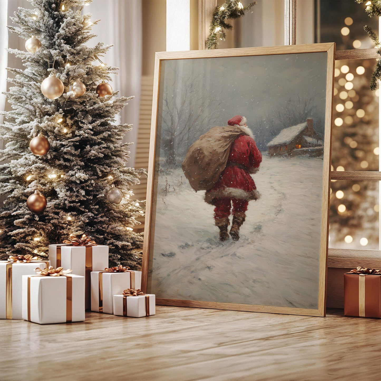 Snow Falls Soft On Christmas Eve