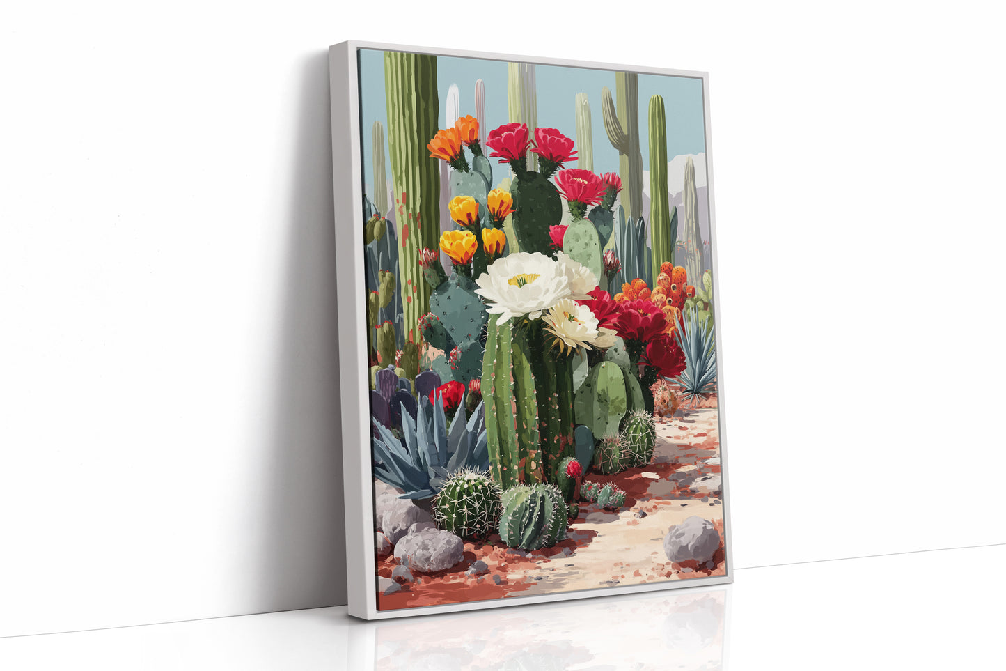 Cactus Blooms Paint Desert Poetry