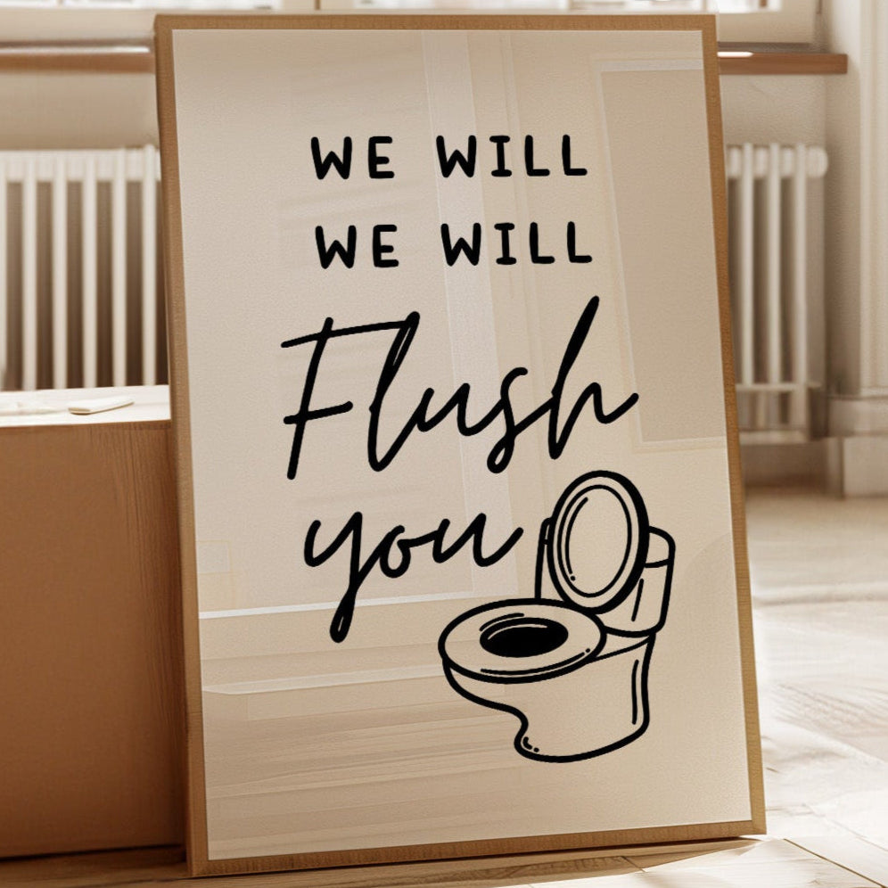 Bold Words For Bathroom Walls