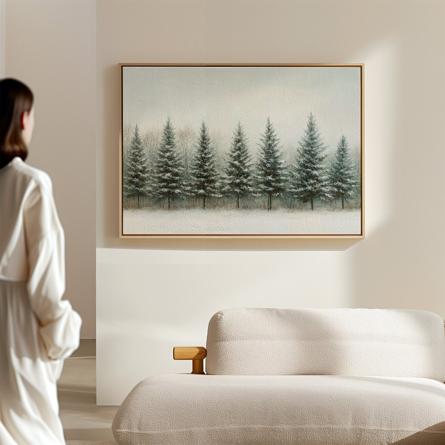 Evergreens Stand Their Winter Watch