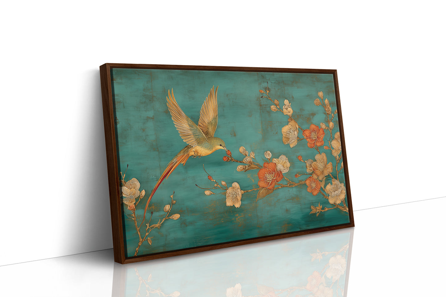Hummingbird Seeks Morning Plum Blossoms