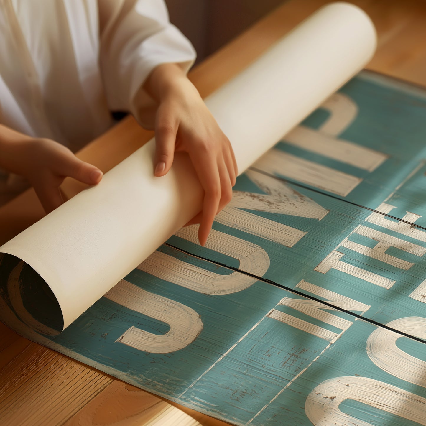 Teal Whispers Invite Seaside Surrender