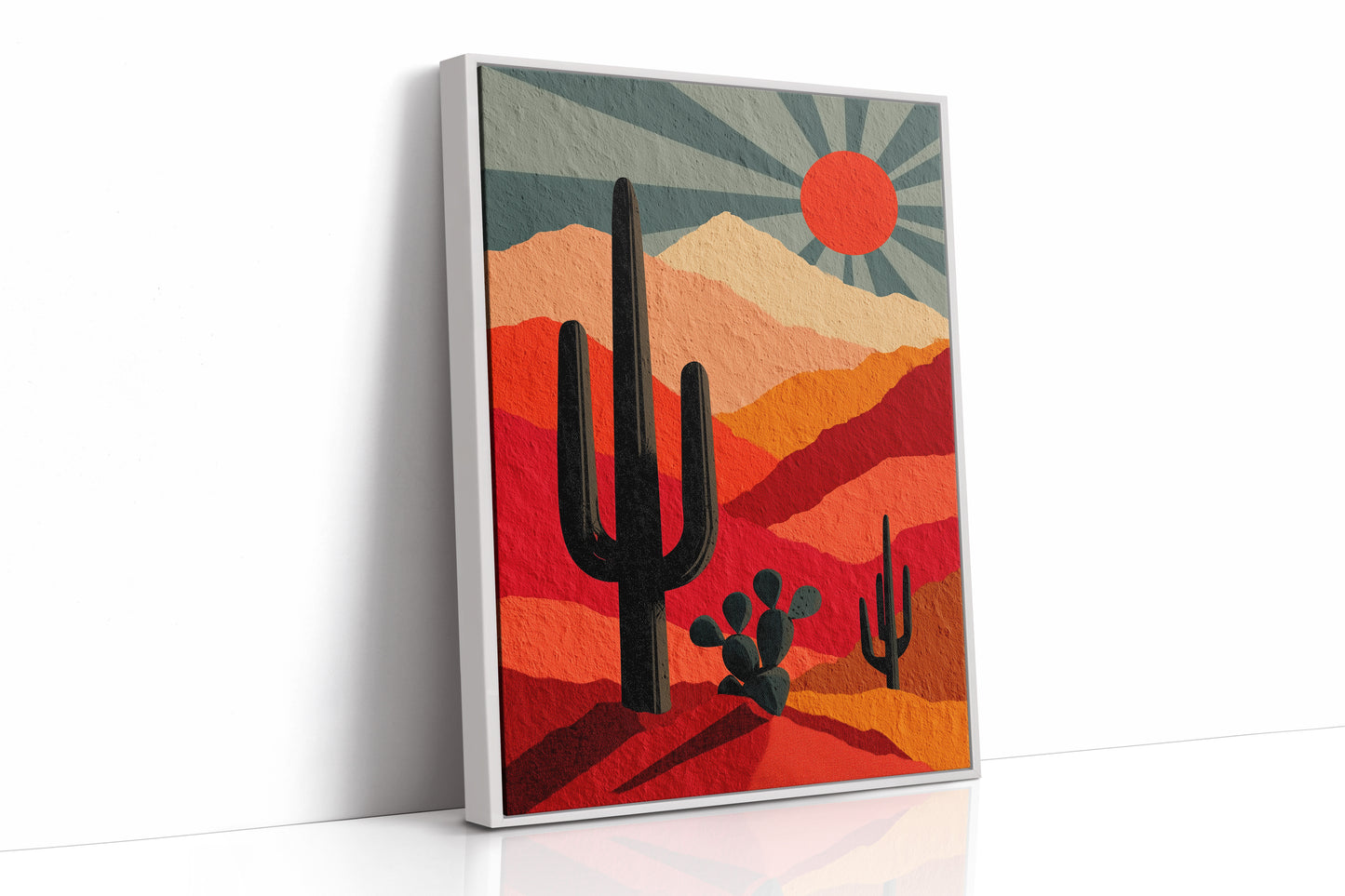 Red Mountains Sing Desert Sunlight