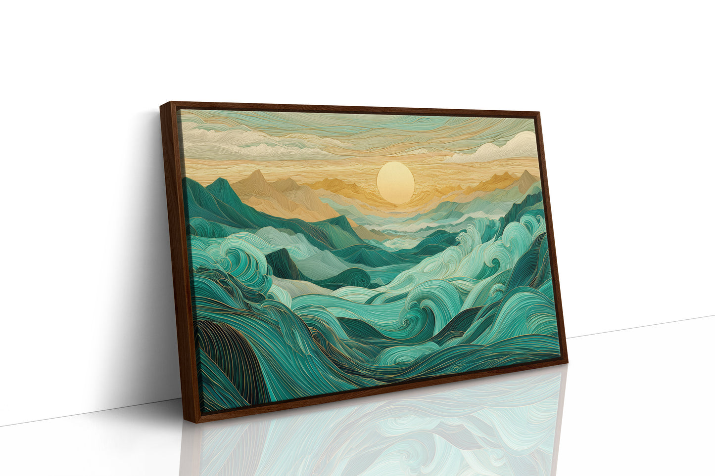 Ocean Mountains Dance At Dawn