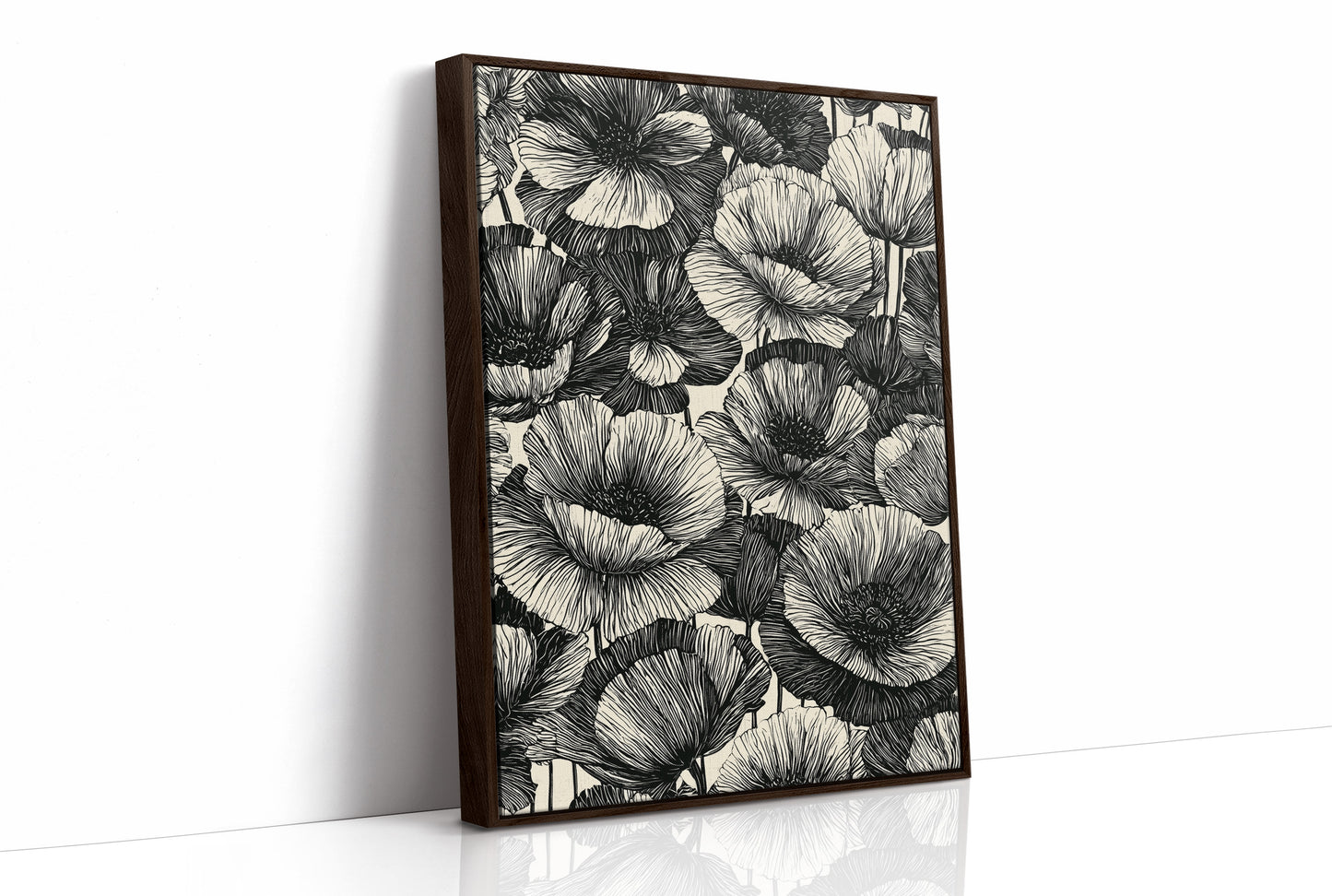 Ink Bloom Poppy Field