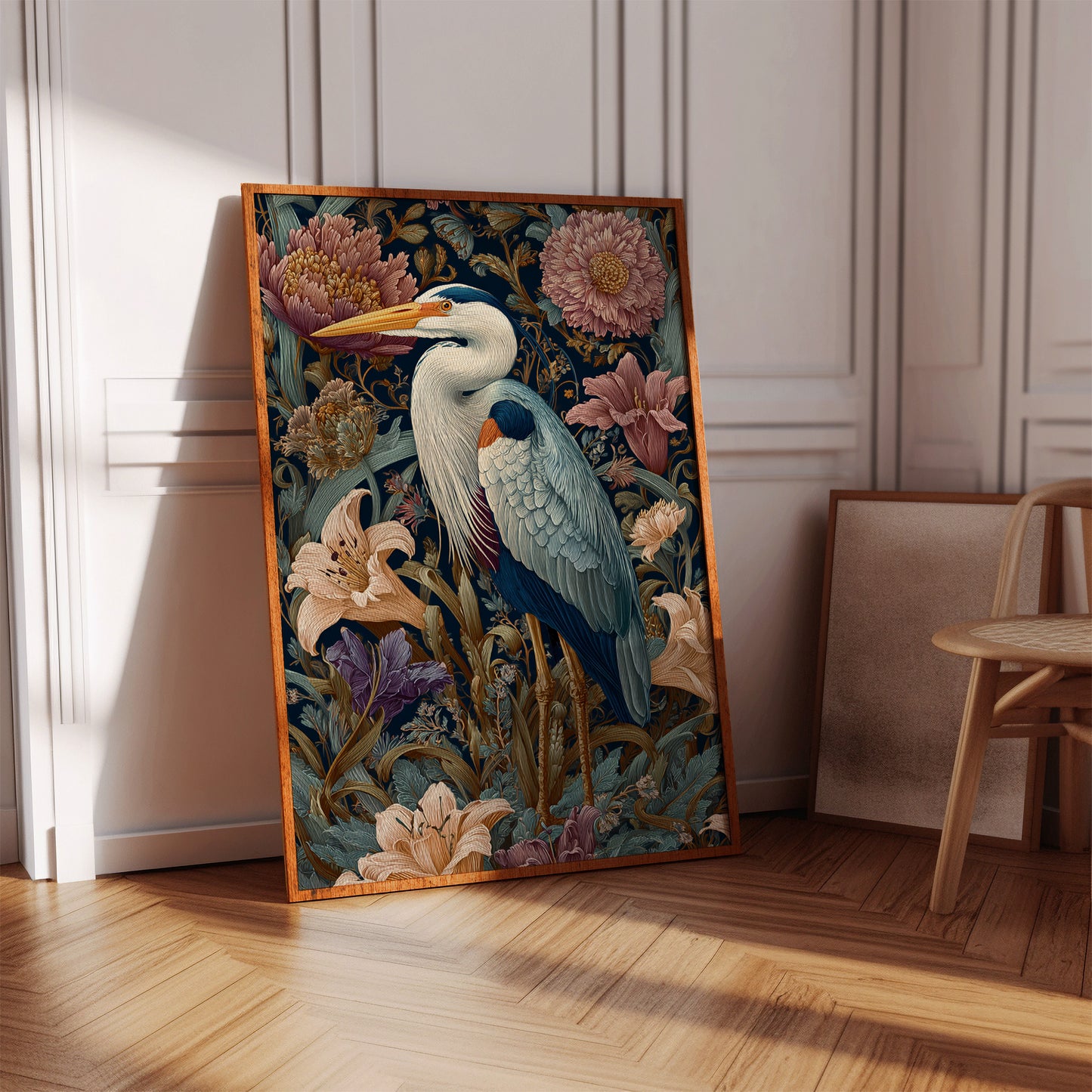Elegance Amidst Flora's Embrace