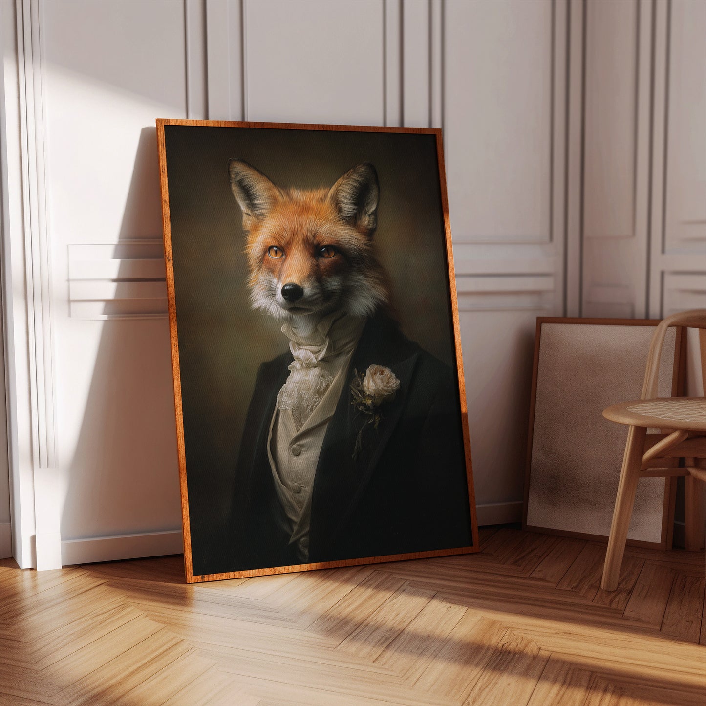 Regal Fox in Formal Attire