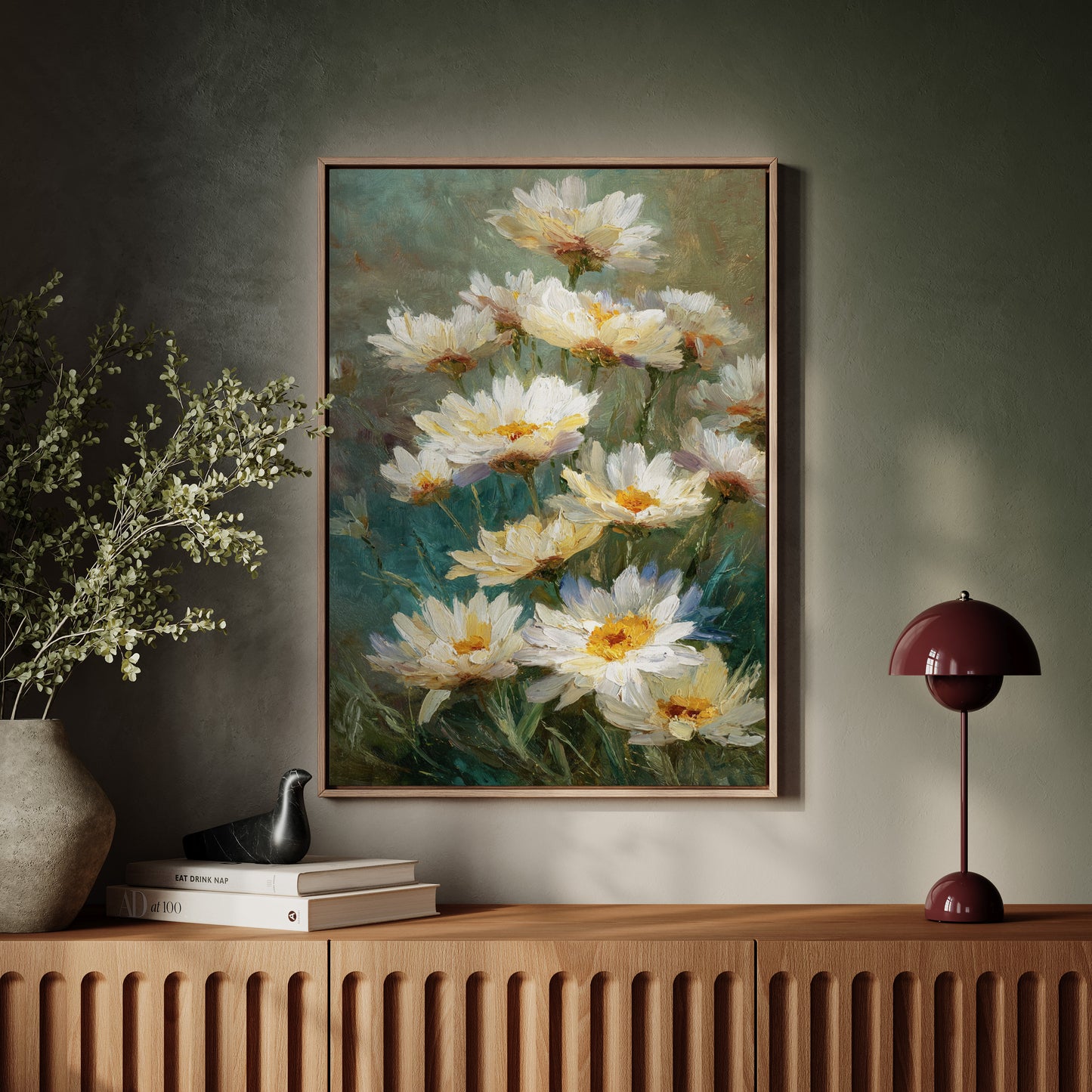 Sunlit Petals in Gentle Breeze