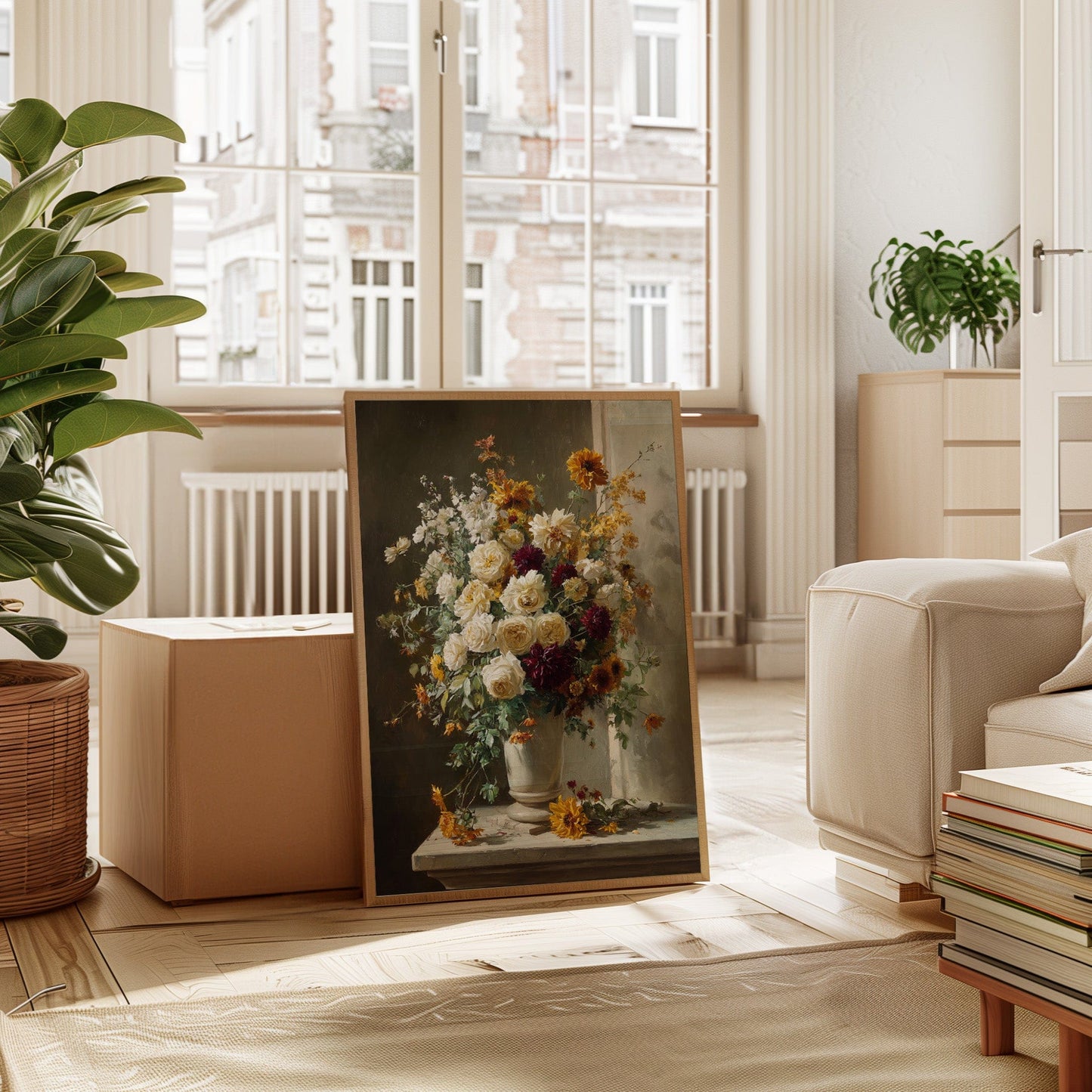 Roses And Dahlias Paint Autumn's Symphony