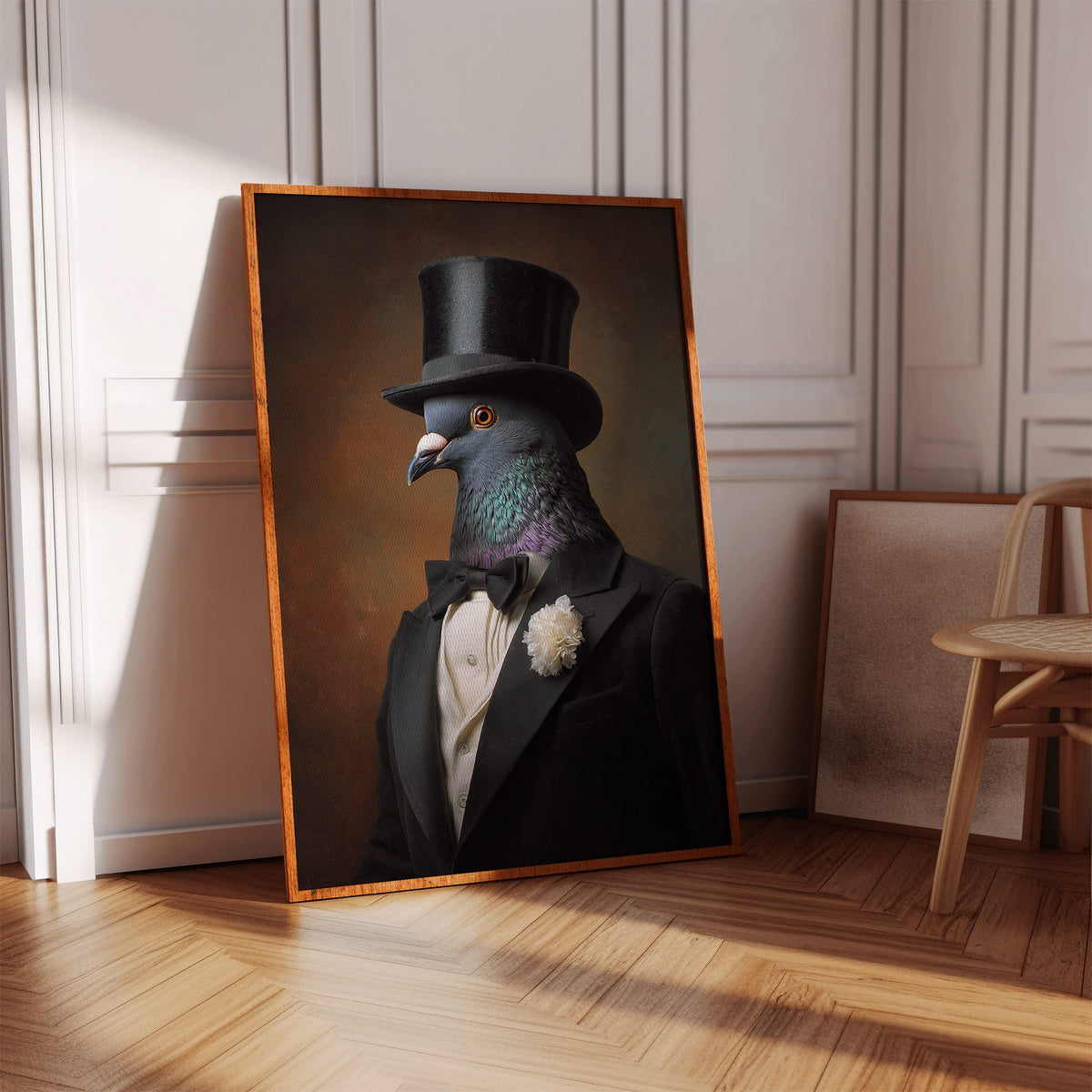 Dapper Feathers and Timeless Elegance
