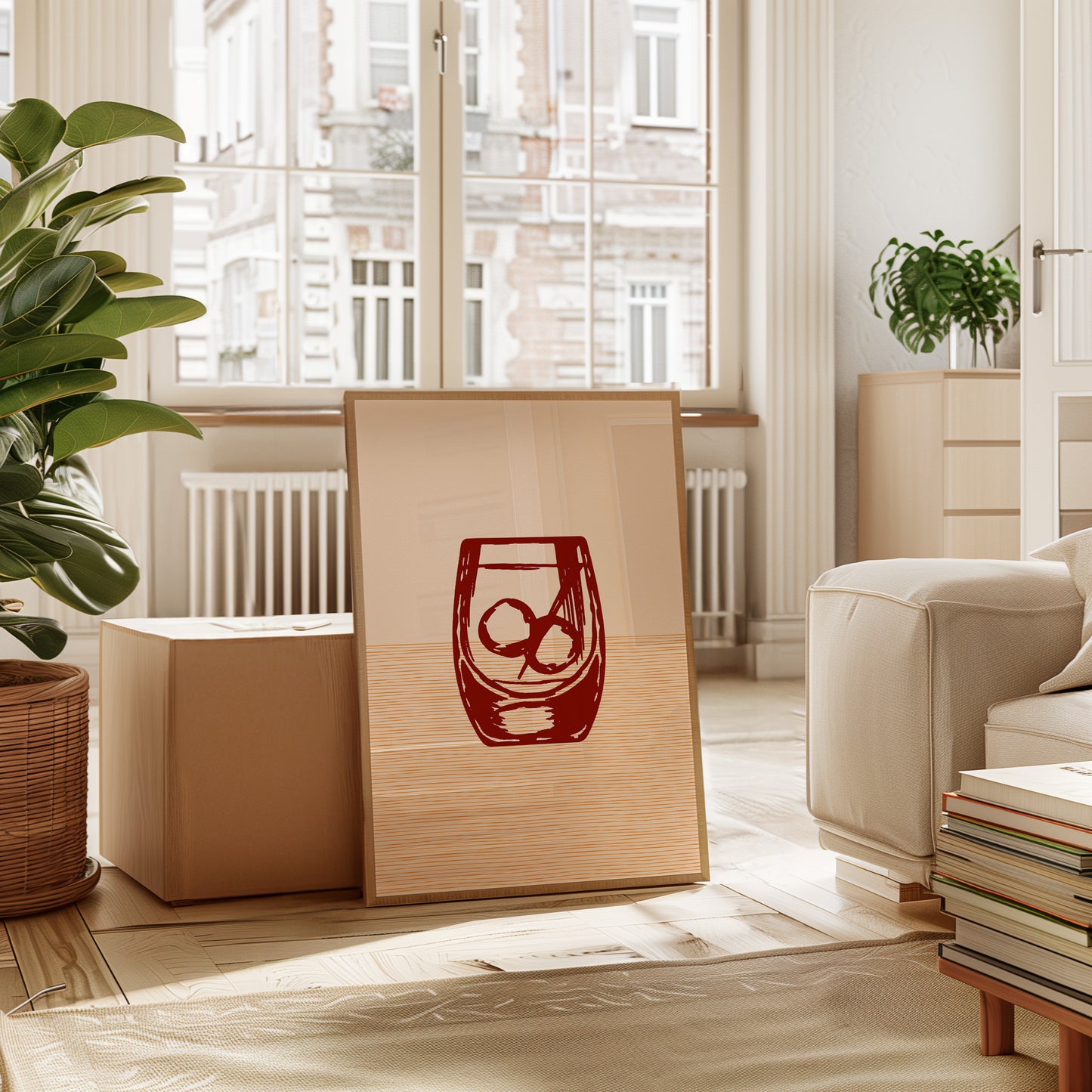 Burgundy Glass Holds Summer Secrets