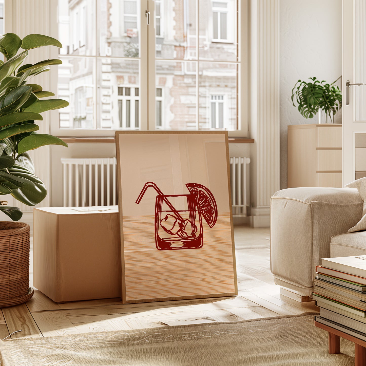 Crimson Cocktails Paint Summer Lines