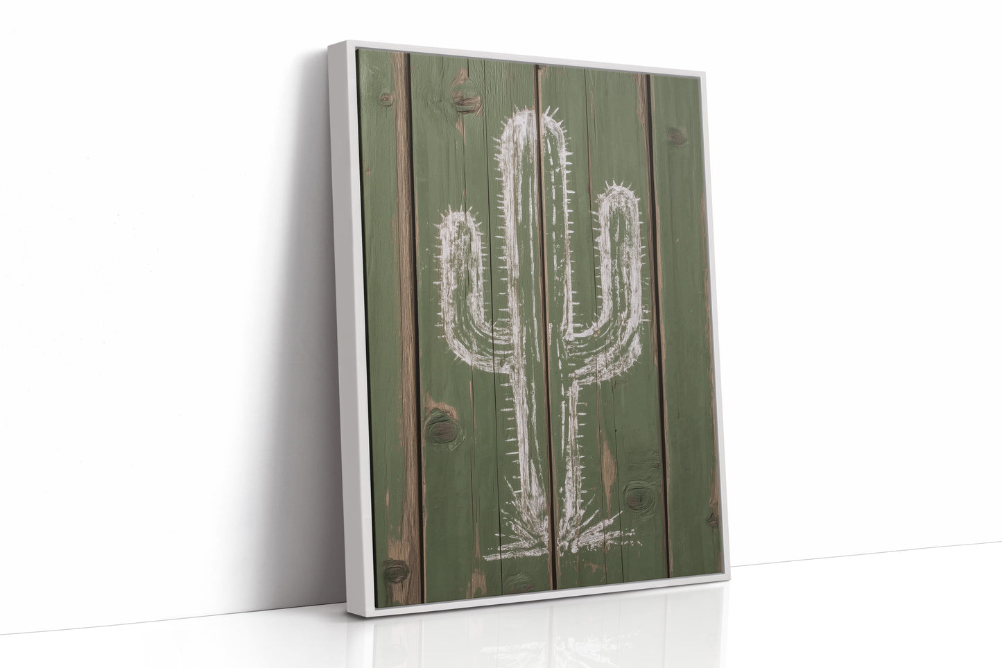 Chalk Stories On Weathered Wood