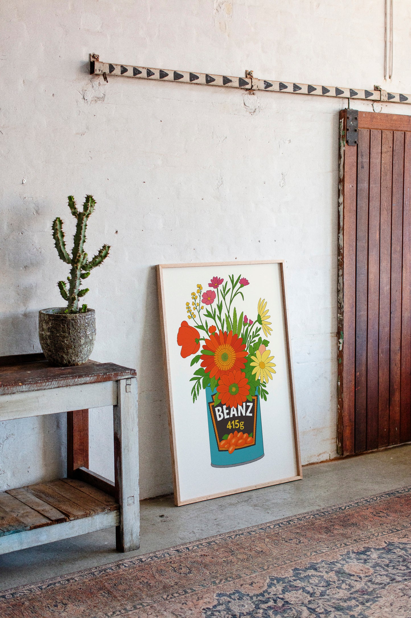 Blooms in a Beanz Tin