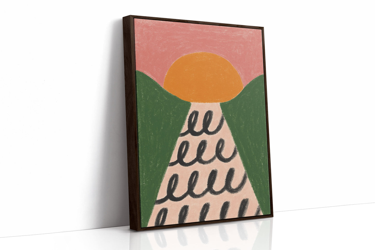 Morning Waves Roll Through Hills